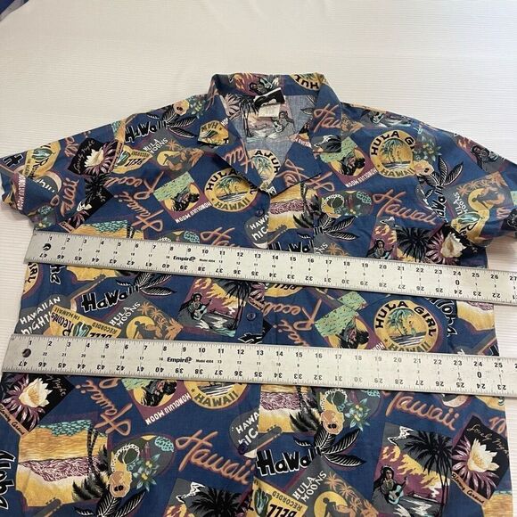 Hilo Hattie Y2K Vintage Hawaii Hawaiian 80s Short Sleeve Button Up Shirt Size XL - Picture 5 of 7